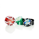 50mm Poker Chips Designs Zinc Grinders 3 Parts- 12 Pcs Display