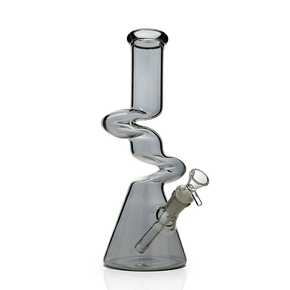 12" Zong Beaker Water Pipe Electro Pllated with 14mm Male Bowl
