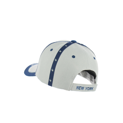 New York Baseball Embroidered Hat Velcro Back