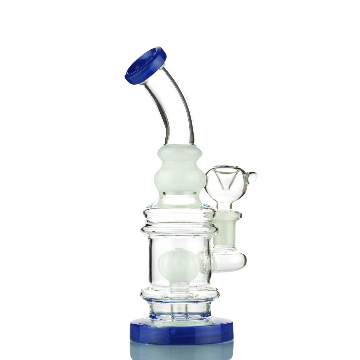 7" Bong with Dome Shower and 14mm Male Bowl