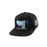 California Sunset Embroidered Snapback Hat