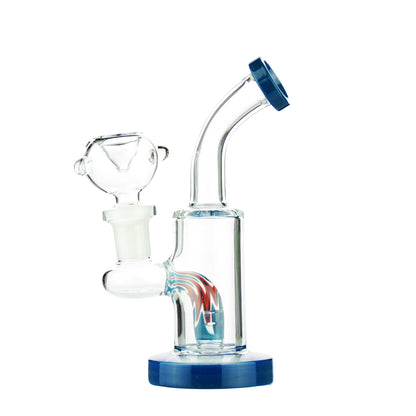 6" Water Pipe with American Rod Color and 14mm Male Bowl