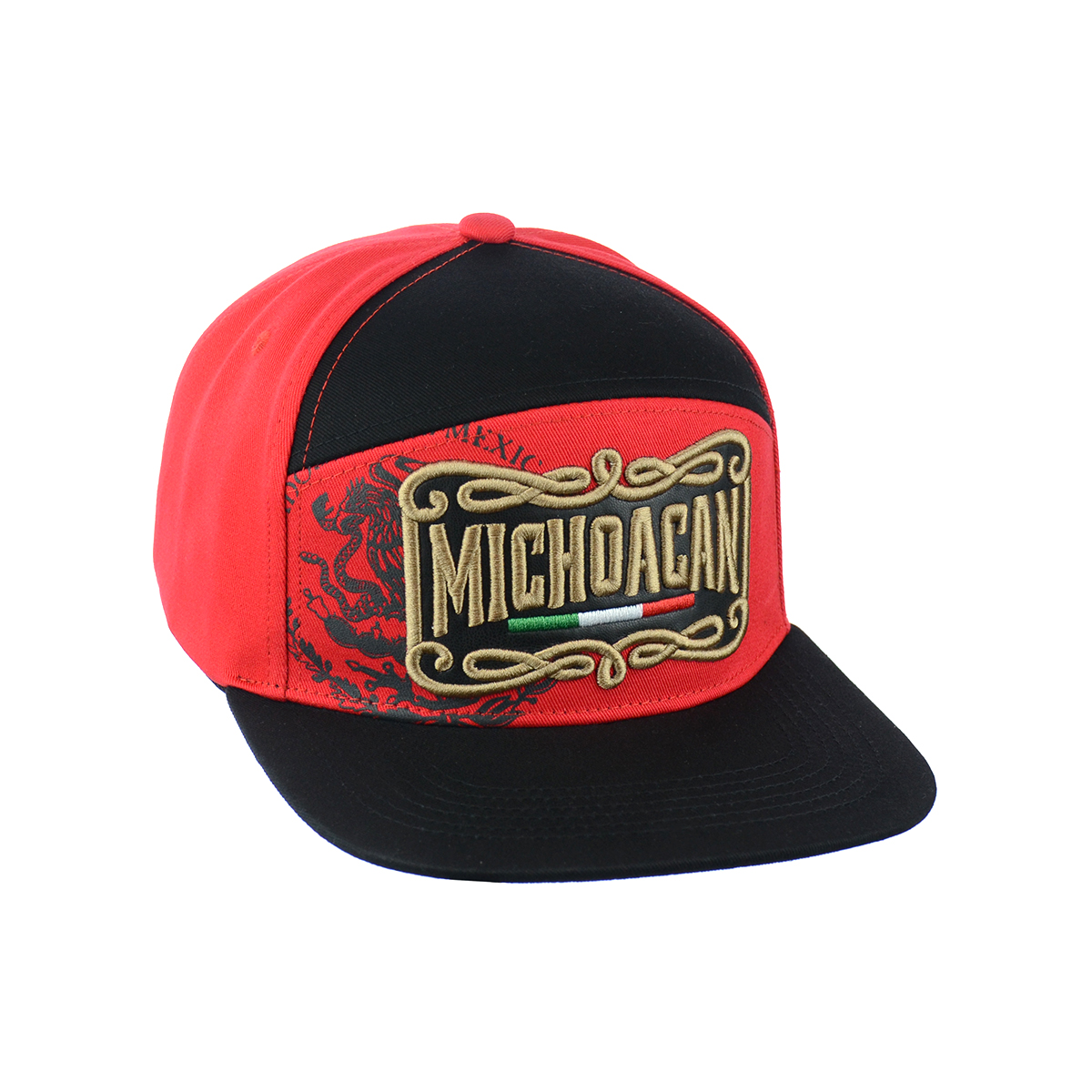MICHOACAN Embroidered Snapback Hat 100% Cotton