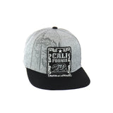 California Hat Embroidered Snapback