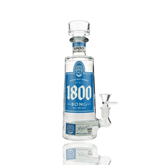 9.5" Liquor Bottle 1800 Bong with 14mm Bowl