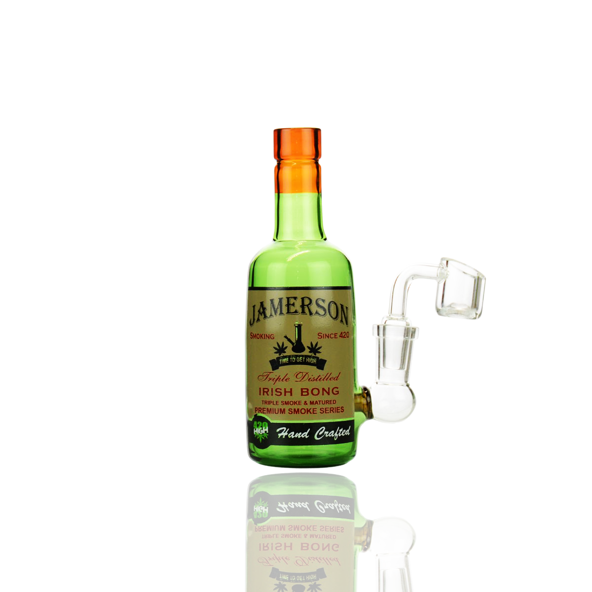 6" Jamerson Mini Shot Whiskey Bottle with 14mm Male Banger