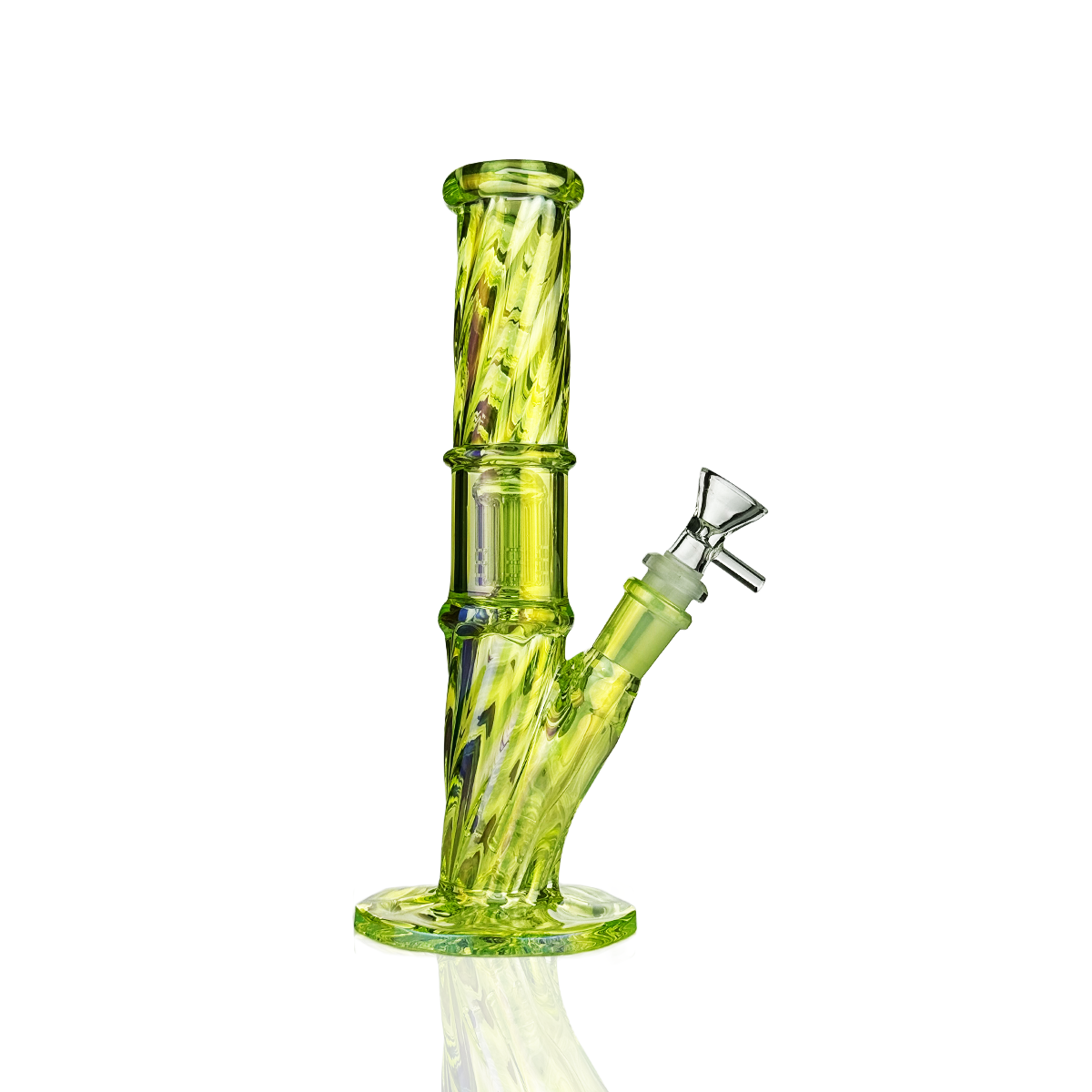10-Inch Electro-Plated Straight Shooter Water Pipe