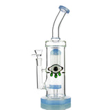 12" Slime Double Chamber Water Pipe with 14mm Male Bowl