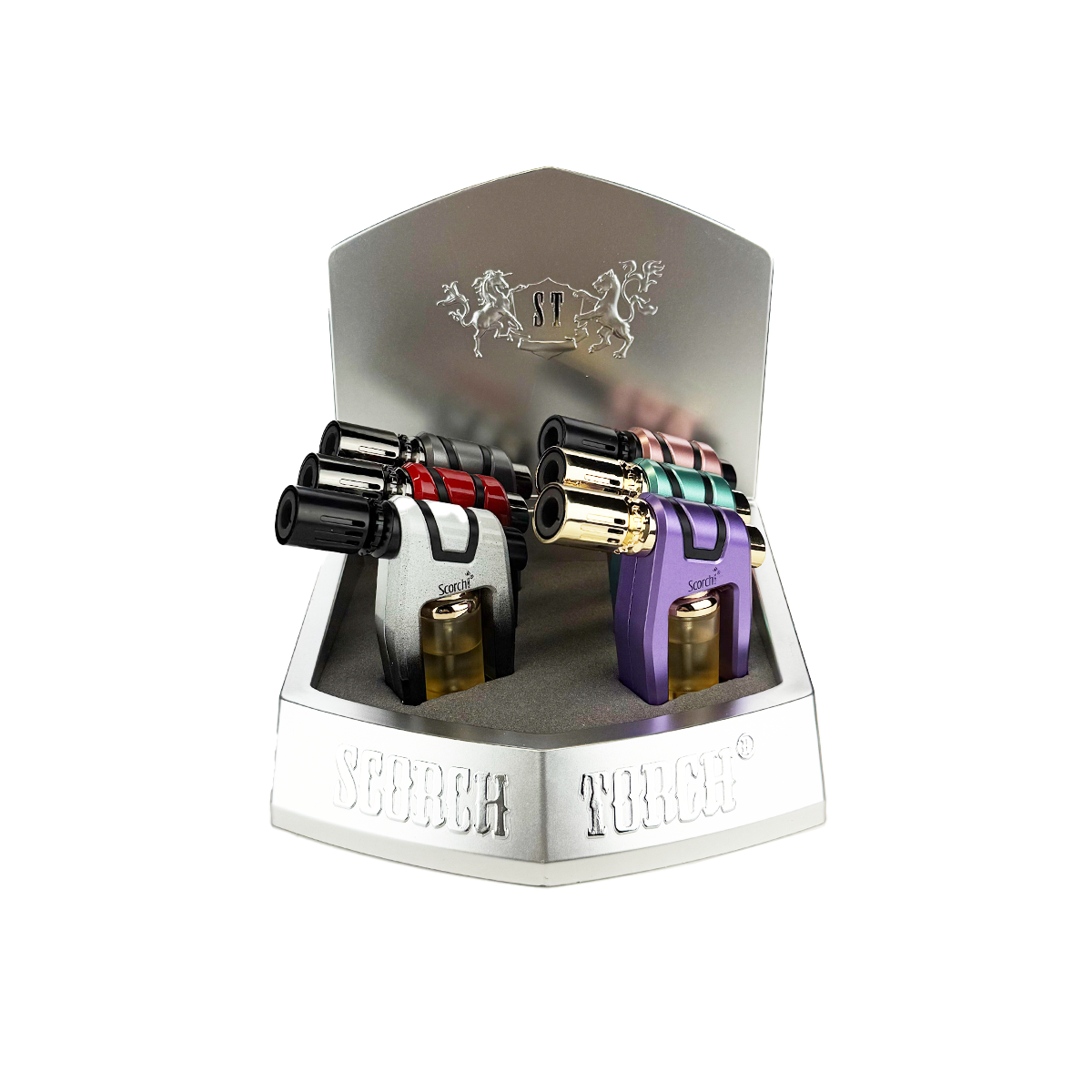 4" Scorch Torch Single Flame Ergonomics - 6 pcs Display