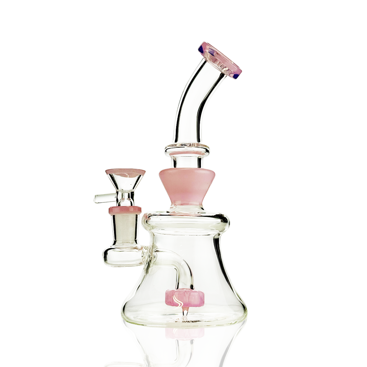 8" Water Pipe Slime with 14mm Male Bowl