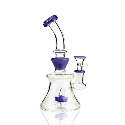 8" Water Pipe Slime with 14mm Male Bowl