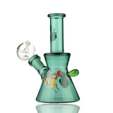 5" Mini Ricky Beaker Color Tube Glass with 14mm Male Bowl