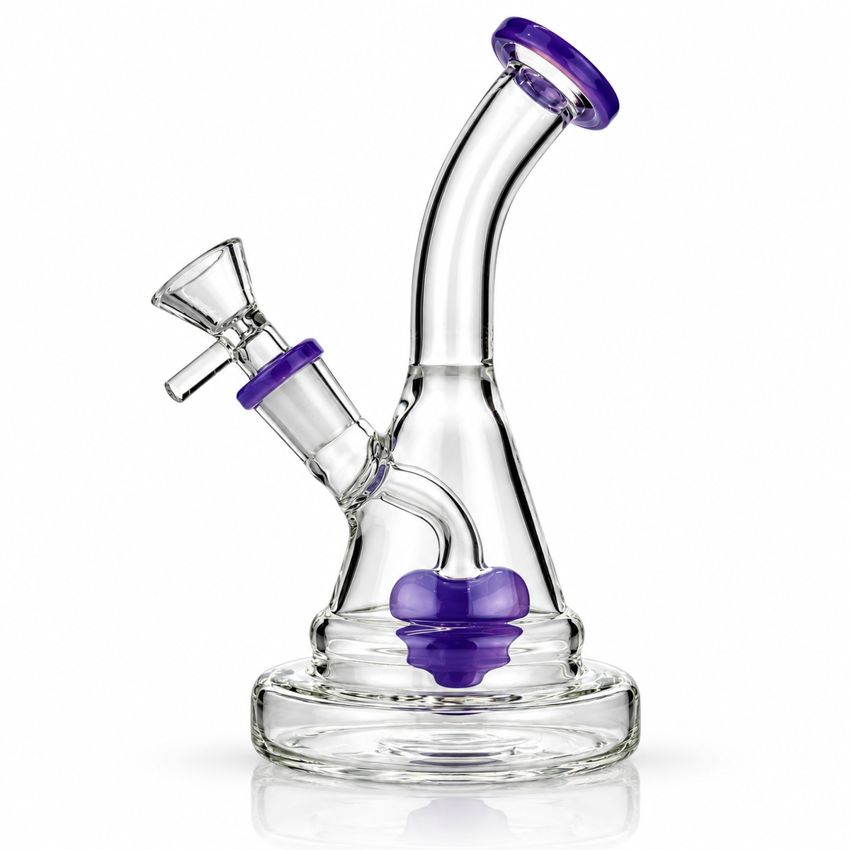 7-Inch Heart Shower Water Pipe with 14mm Male Bowl