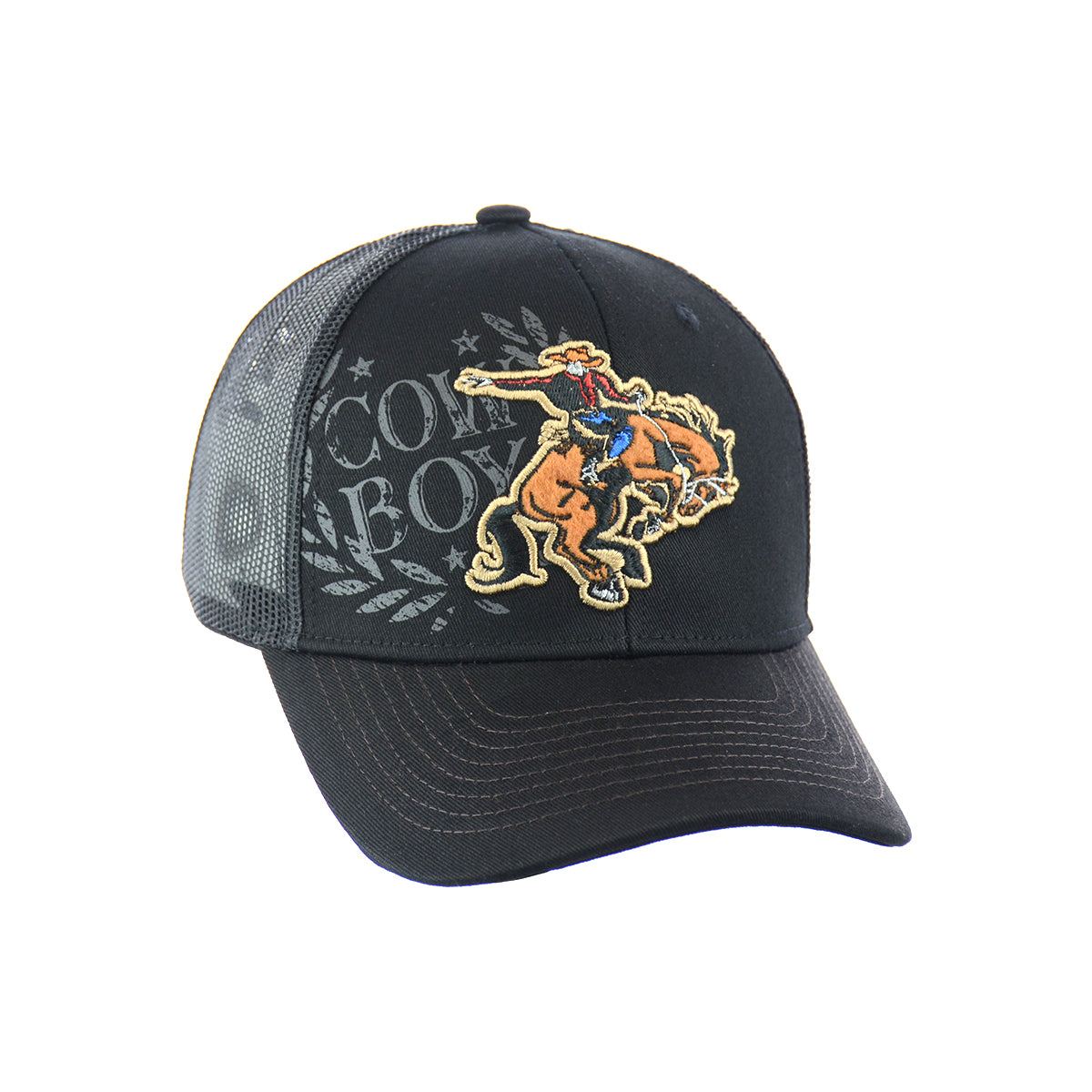 Skull Mexican Hat Embroidered Snapback