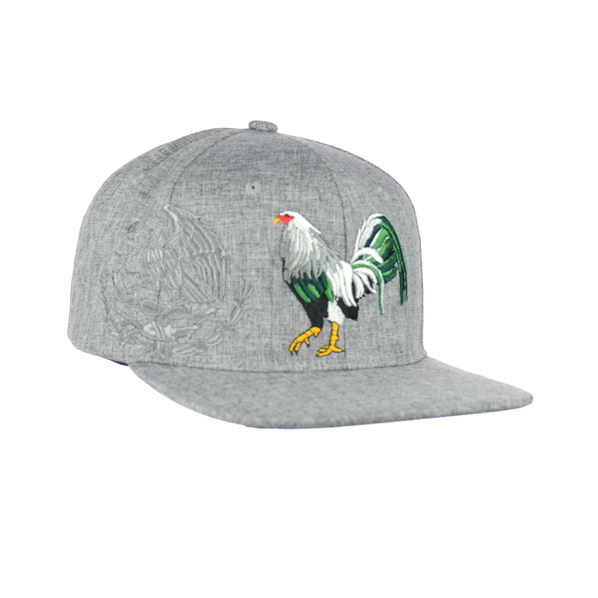 Mexican Rooster  Embroidered Snapback Hat