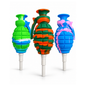6.5-Inch Grenade Silicone Nectar Collector, 14mm Ceramic Tip & 5ml Jar