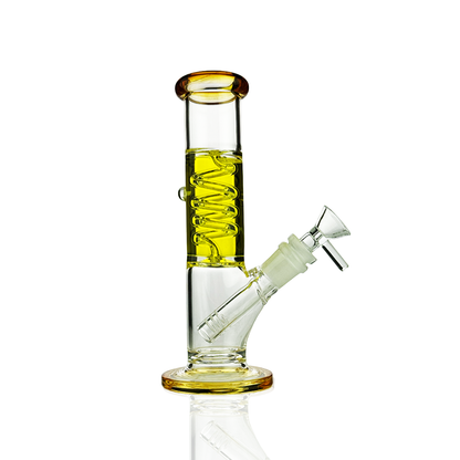 8" Glycerin Straight Shooter Water Pipe Bong | 14mm Male Bowl | Wholesale Glass