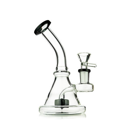 6" Conical Water Pipe Bong with 14mm Male Bowl with Sticker