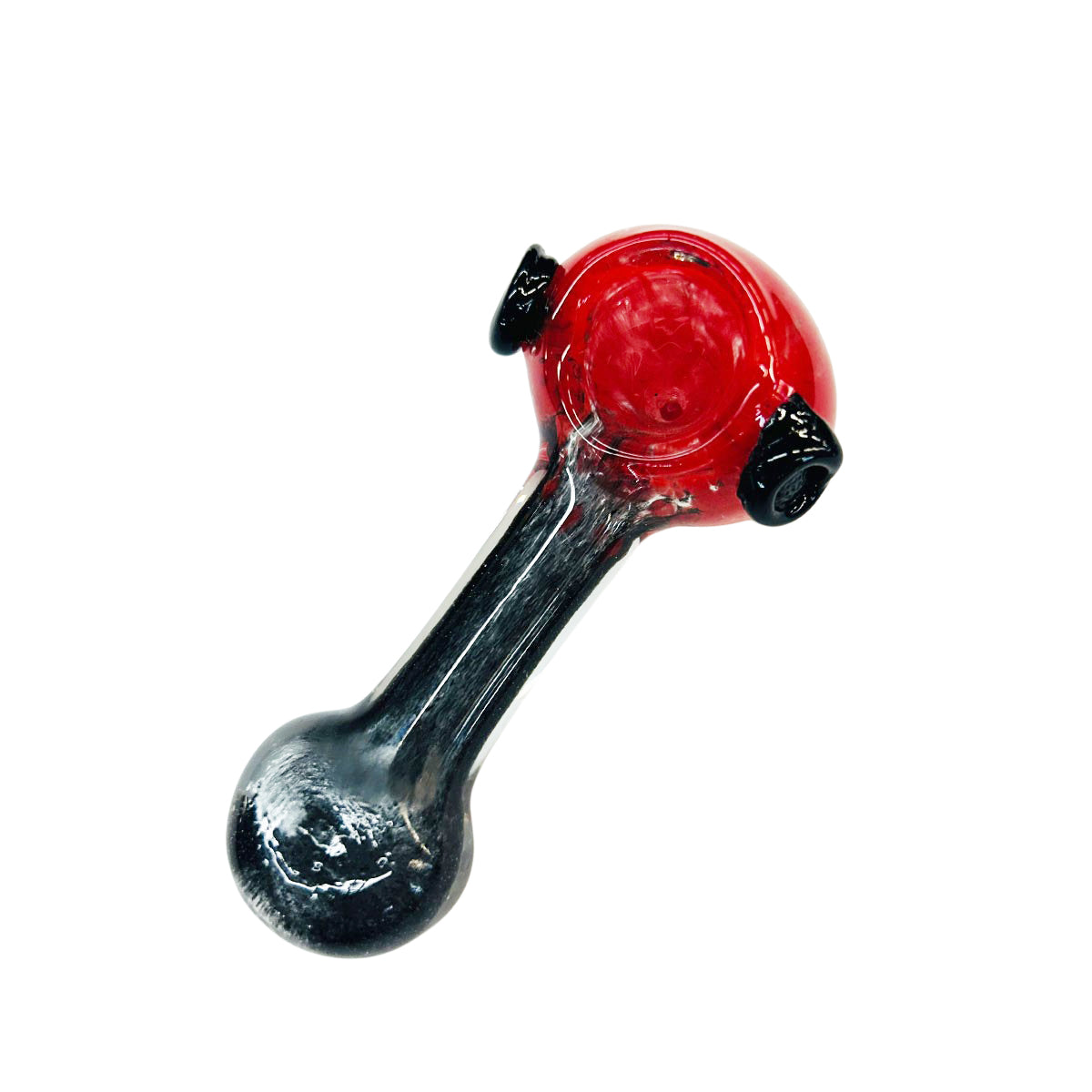 3.5" Hand Pipe Color Frit Glass Art
