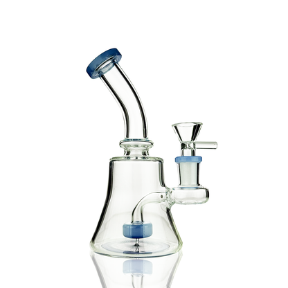 6" Water Pipe Bong with Sticker and 14mm Male Bowl