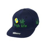 High Life Hat Embroidered Snapback