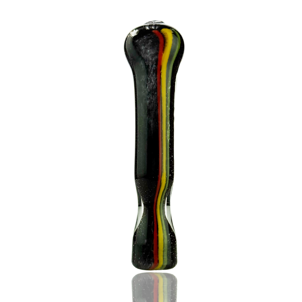 4" Chillum One Hitter Color Frit Glass