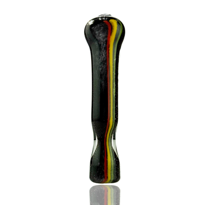 4" Chillum One Hitter Color Frit Glass