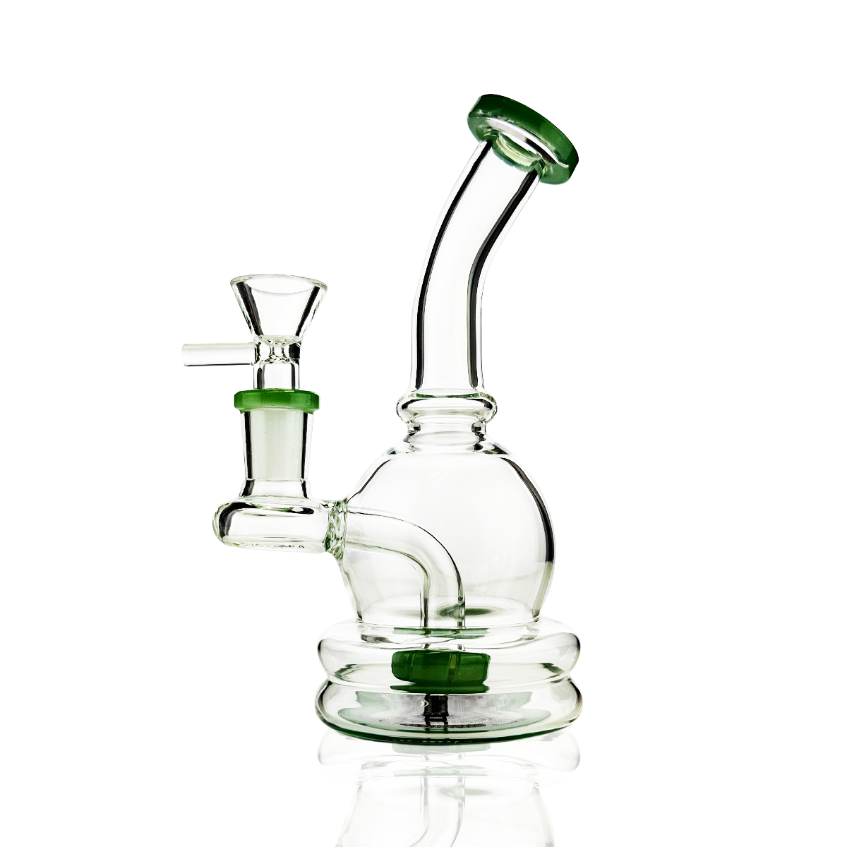 6" Water Pipe Sphere Bong 14mm Male Bowl