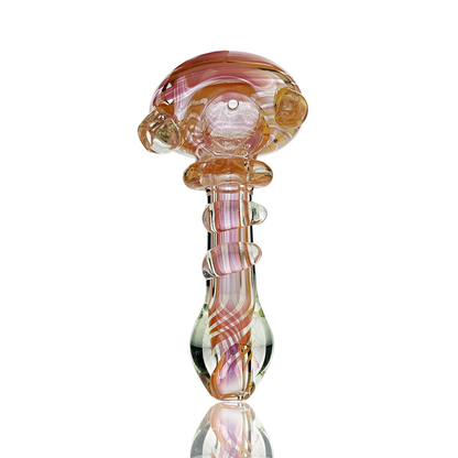 4.5" Gold Fume Hand Pipe Spoon