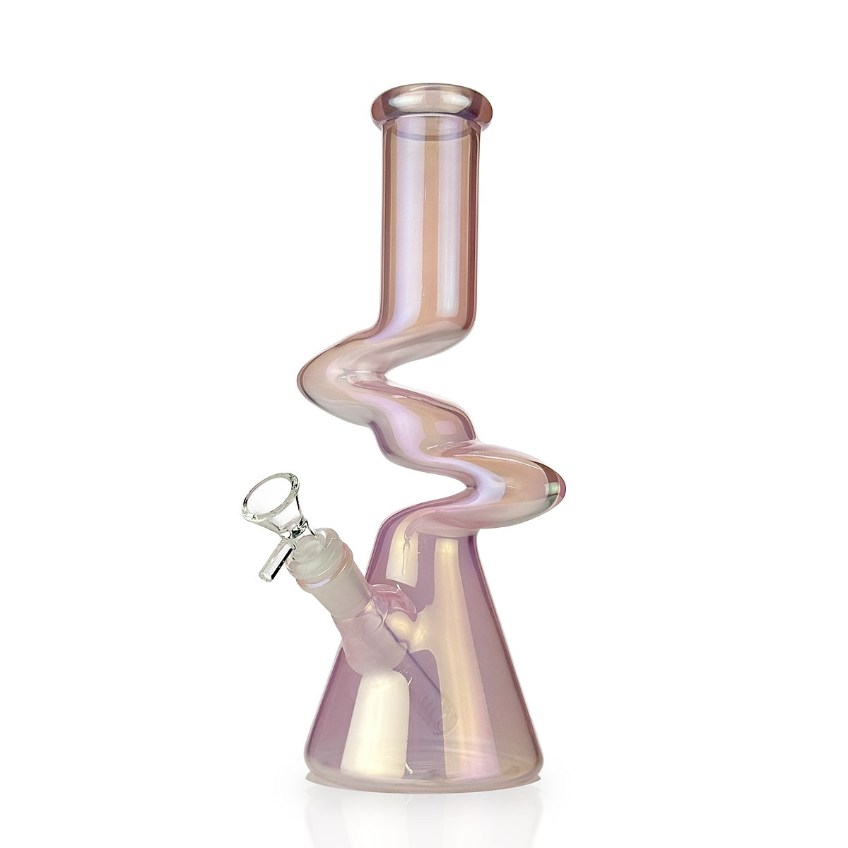 12" Zong Beaker Water Pipe Electro Pllated with 14mm Male Bowl