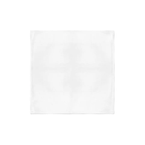 Bandana White Color 100% Cotton (22" x 22")- Pack of 12