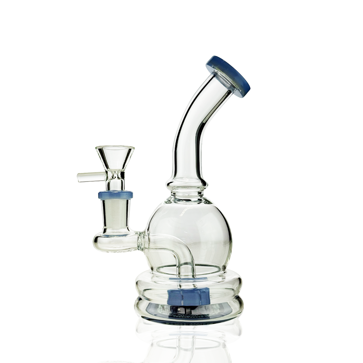 6" Water Pipe Sphere Bong 14mm Male Bowl