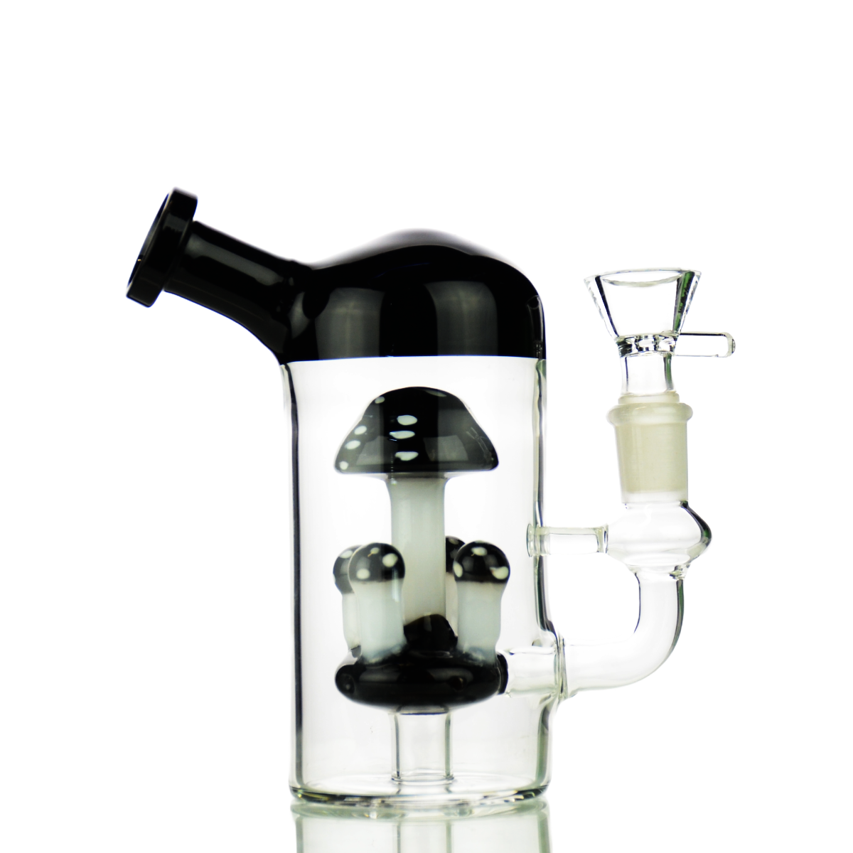 5" Mushroom Water Pipe with 14mm Male Bowl