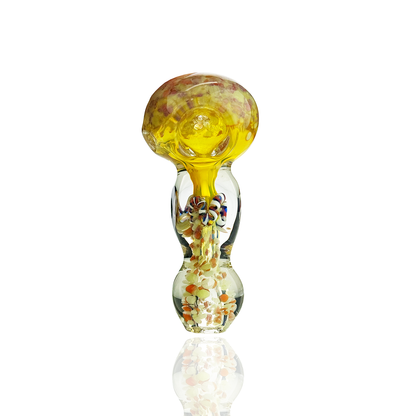 3.5" Hand Pipe Frit Fume Glass