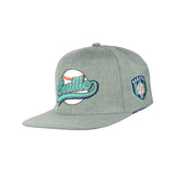 Seattle Embroidered Snapback Hat