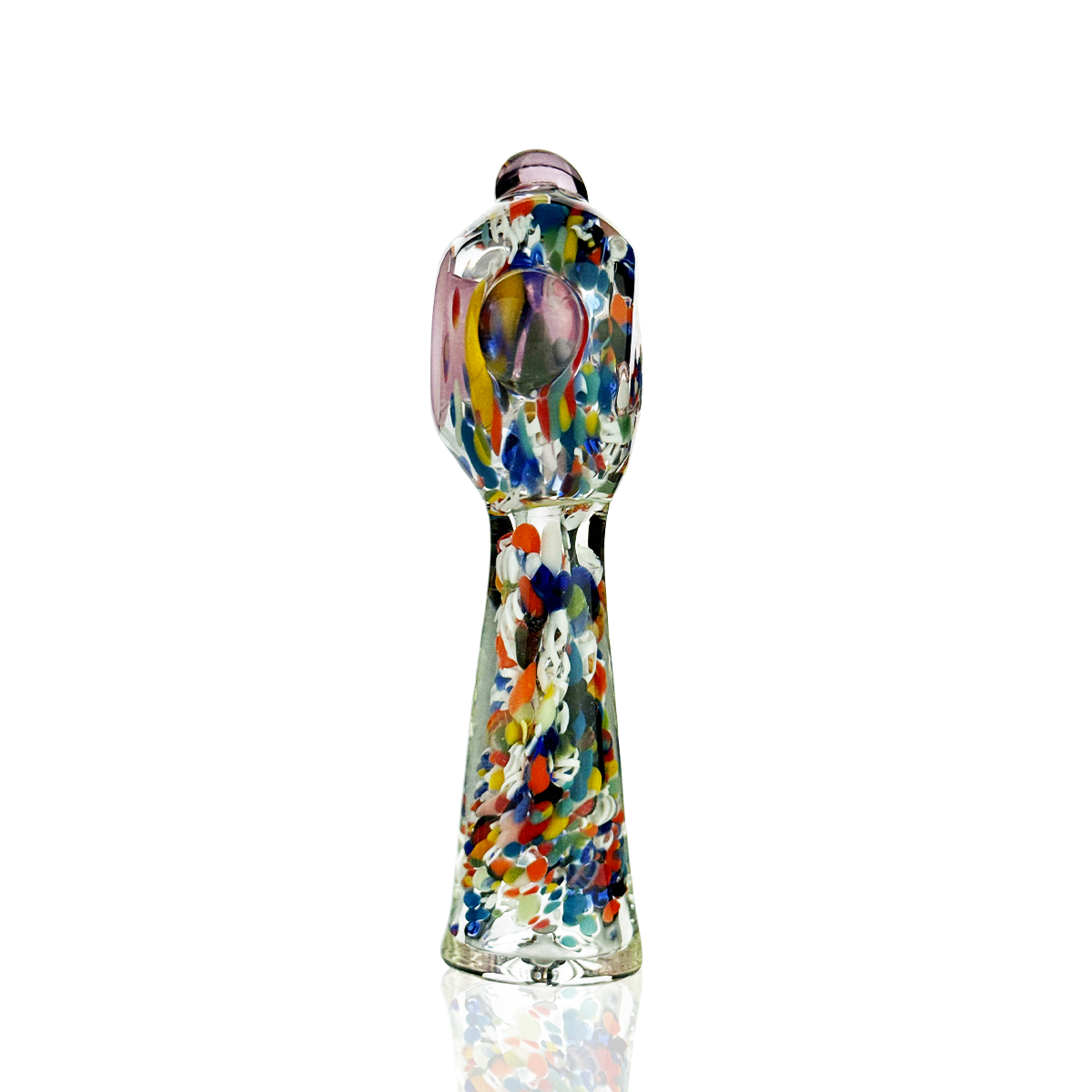4.5" Candy Cane Hand Pipe Spoon – Wholesale Glass Hand Pipes