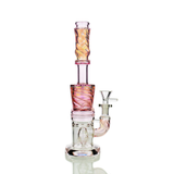 11" Galaxy Colors Bong Fumed Glass with Shower and 14mm Male Bowl