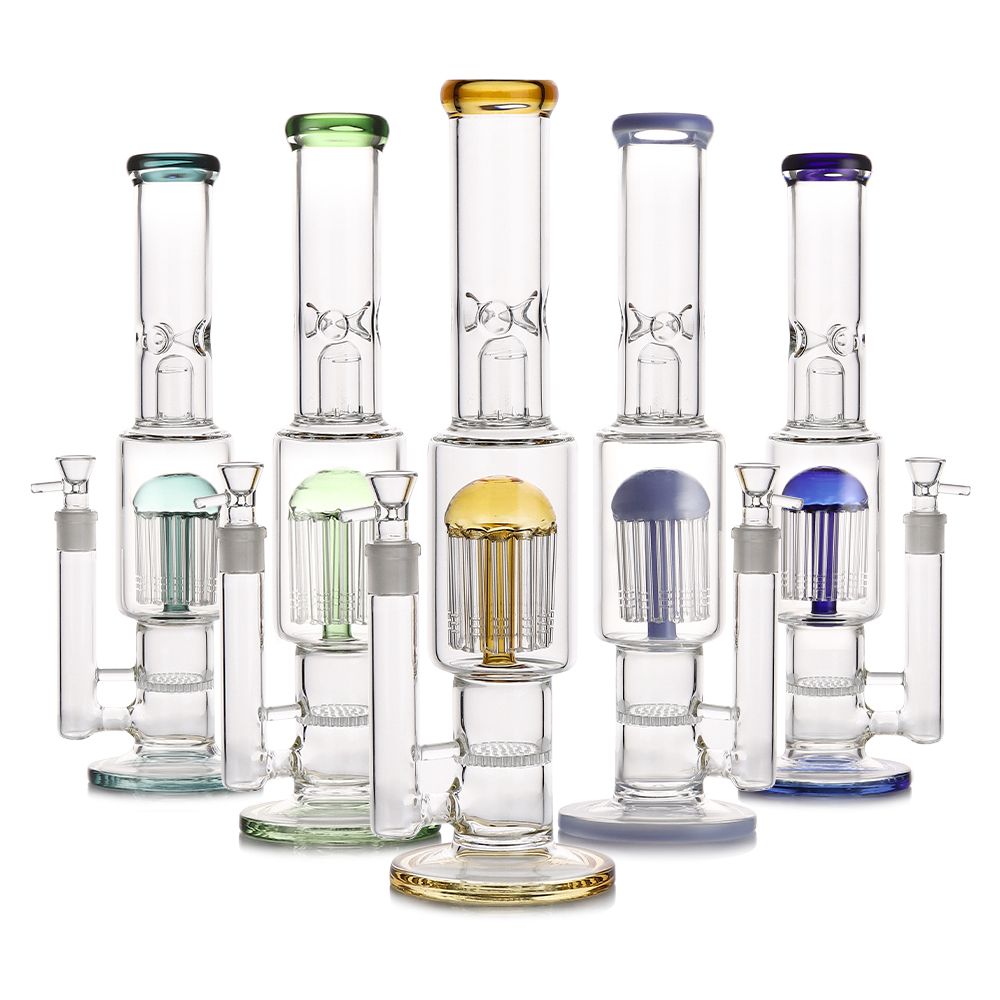 16" Tree Honey Water Pipe with 18mm Male Bowl