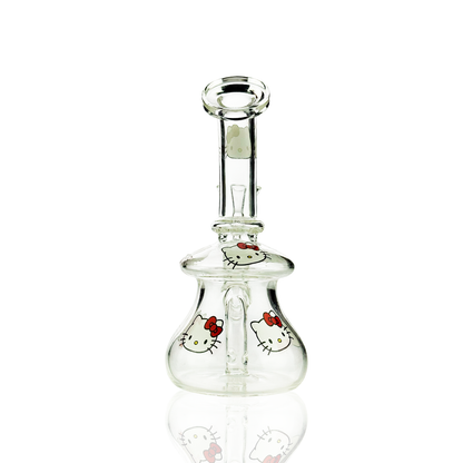 6" Kitty Water Pipe with 14mm Male Bowl
