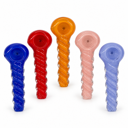 3.5-Inch Frit Glass Spoon Pipe