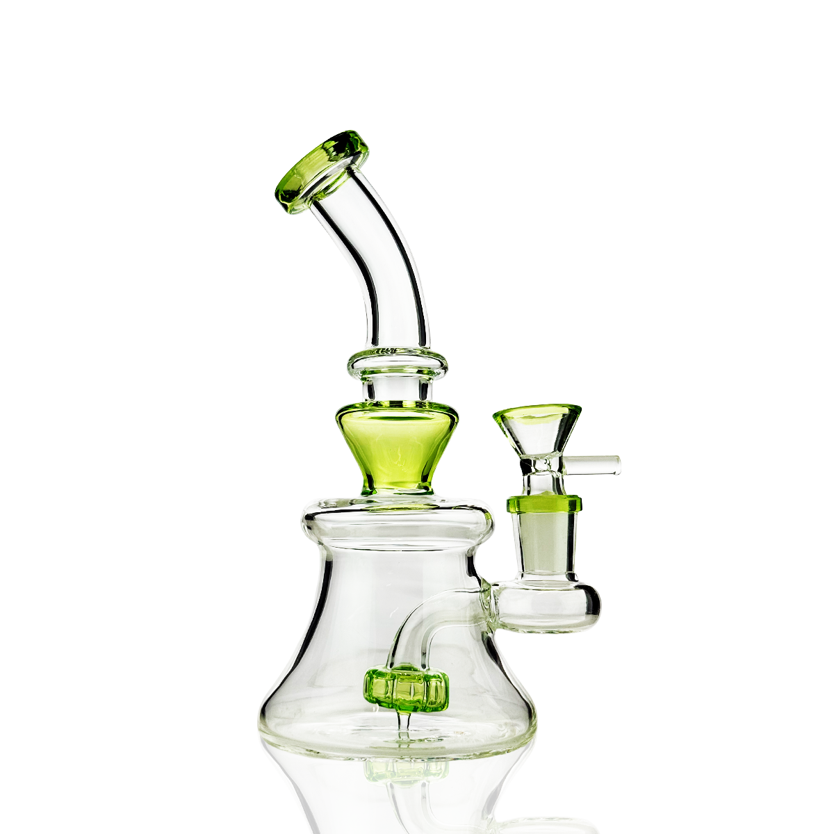 8" Water Pipe Slime with 14mm Male Bowl