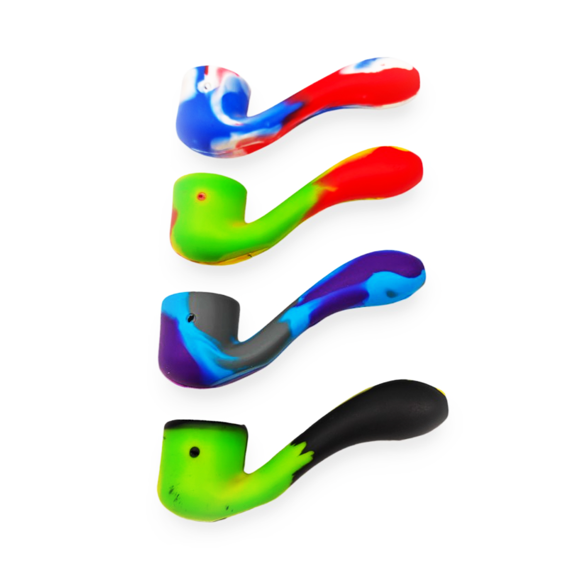 4.5-Inch Silicone Sherlock Hand Pipe