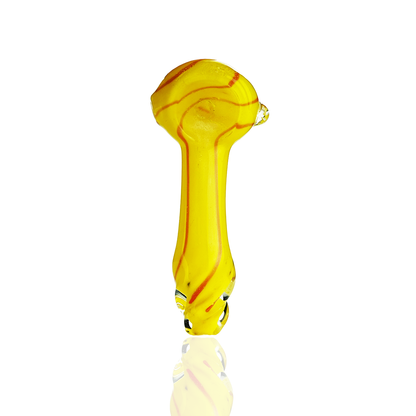 3" Hand Pipe Spoon with Color Glass Frit