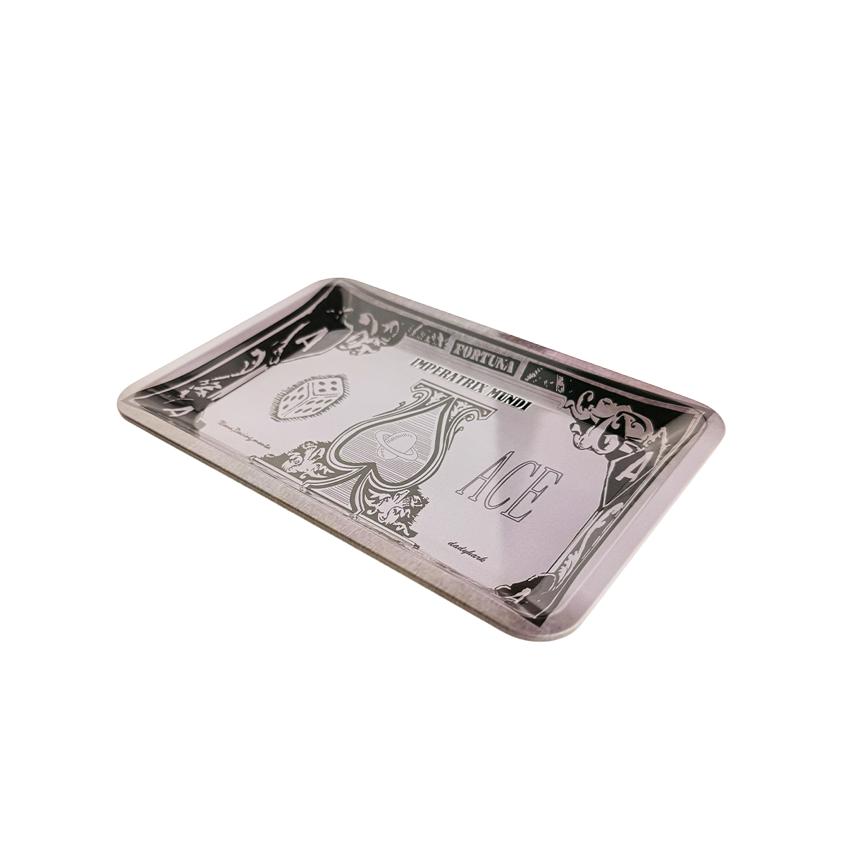 Small Rolling Tray – Ace of Spades Design | 7in x 5in