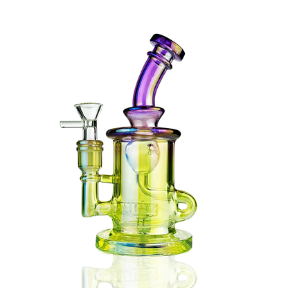 7" Recycler Electroplated Water Pipe with 14mm Male Bowl