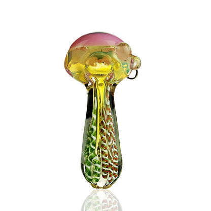 4.5" Hand Pipe Double Glass Twsiting Design