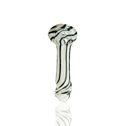 3" Hand Pipe Spoon with Color Glass Frit