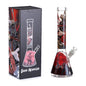 16" Beaker Blood Warrior 5mm Glass with 14mm Male Bowl