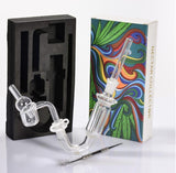 Nectar Collector Kit with Metal Dabber and 10mm Quartz Banger and Carb Cap for Dabbing