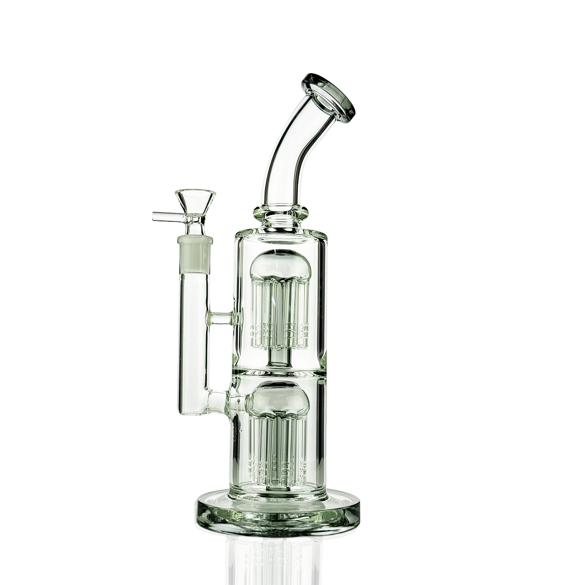 11" Double Tree Percolator with 18mm Male Bowl